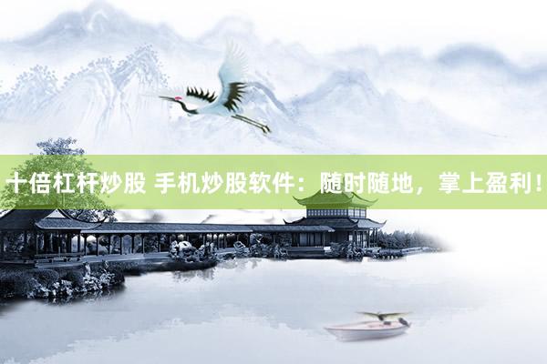 十倍杠杆炒股 手机炒股软件：随时随地，掌上盈利！